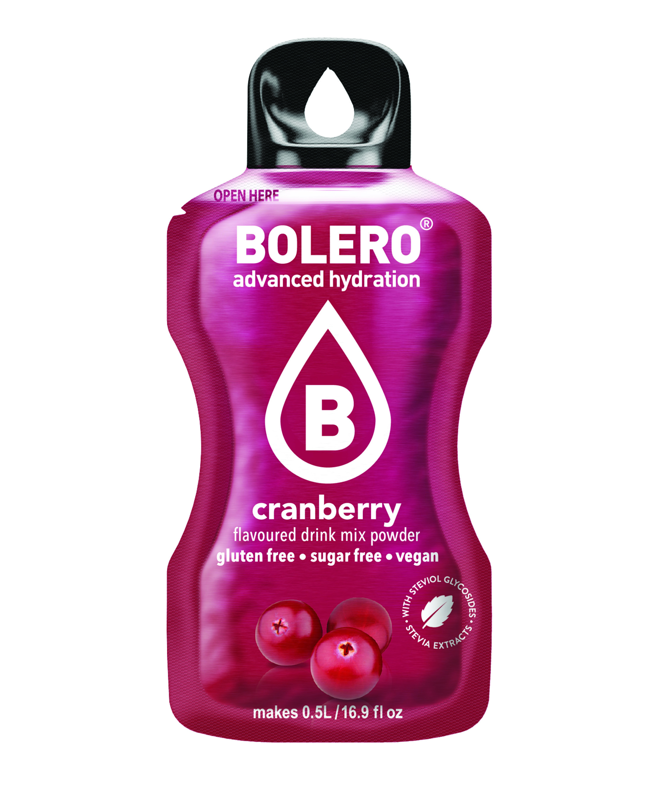 bolero sticks cranberry - 12 x 3g