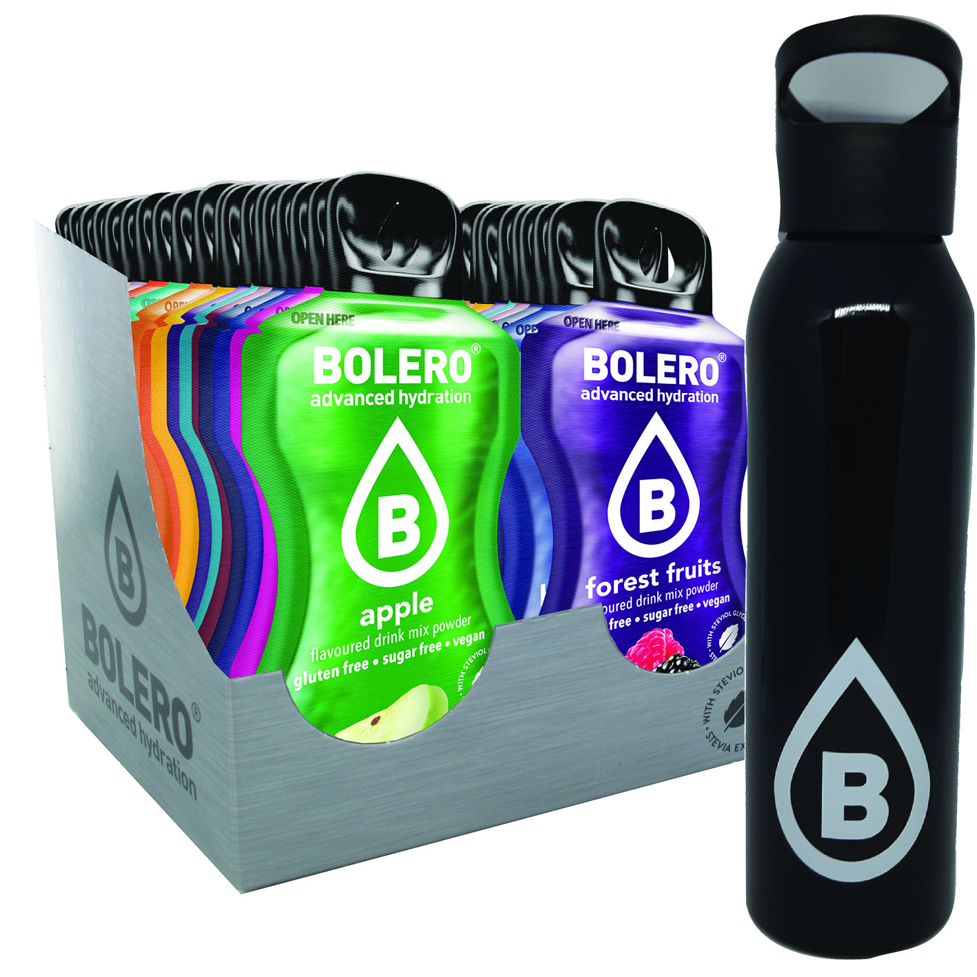 BOLERO DRINKFLES + Proefpakket  74 sticks/sachets x 3g