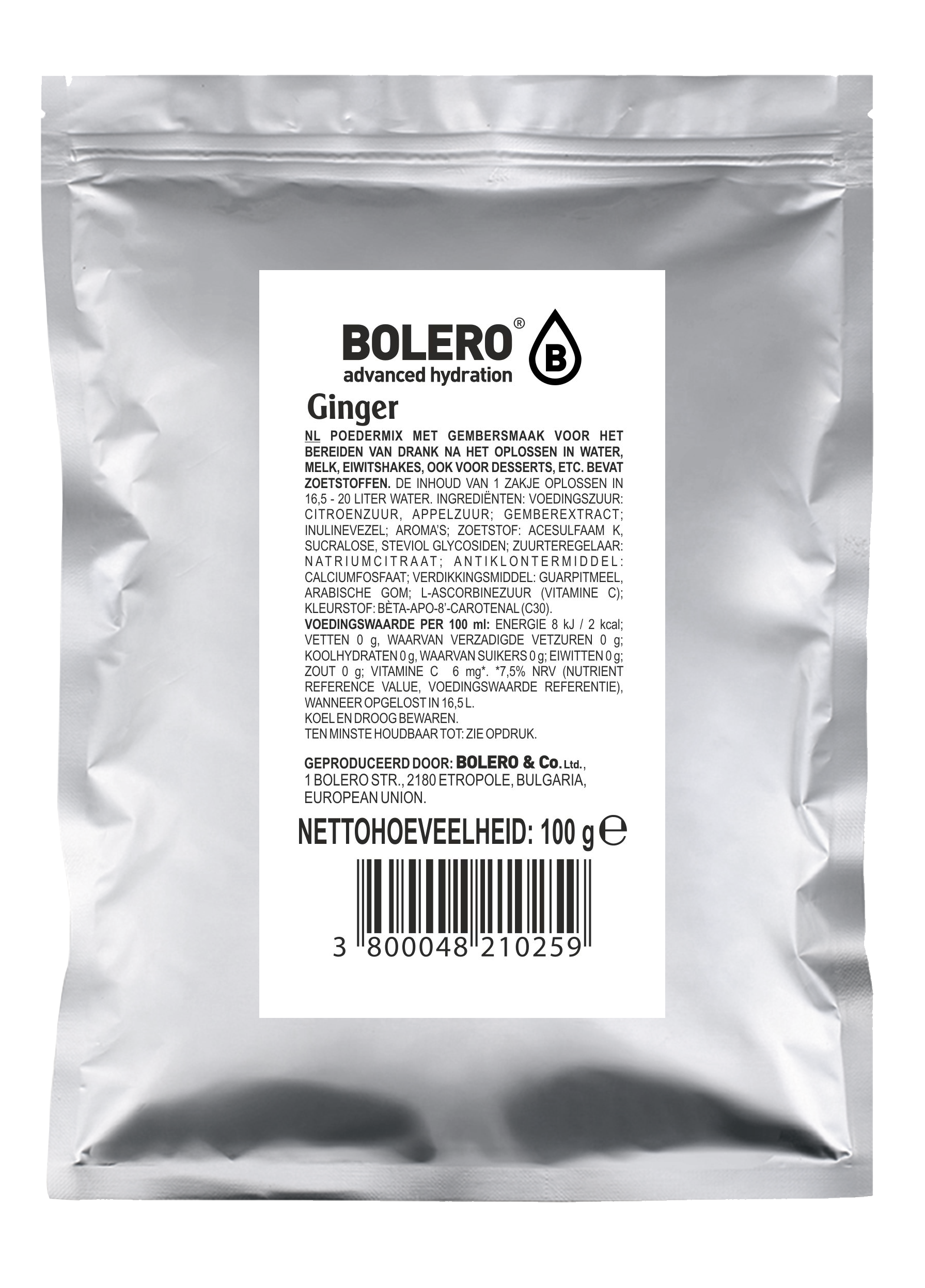 bolero ginger 20 liter (1 x 100g)