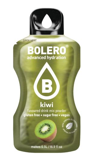 1 doos bolero sticks kiwi - 12 x 3g