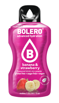 1 boîte bolero banana and strawberry - 24 x 9g