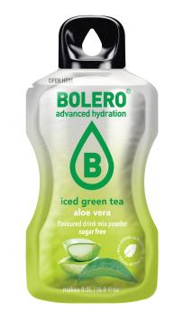 1 box bolero iced green tea aloe vera - 24 x 8g