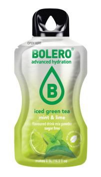1 box bolero iced green tea mint and lime - 24 x 8g