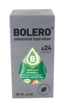 1 doos bolero aloe vera strawberry - 24 x 9g