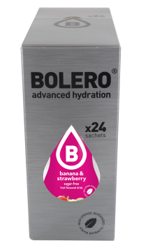 1 boîte bolero banana and strawberry - 24 x 9g