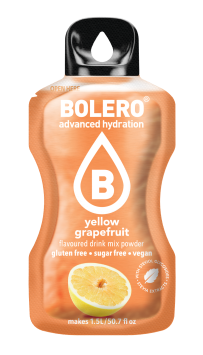 1 box bolero yellow grapefruit - 24 x 9g